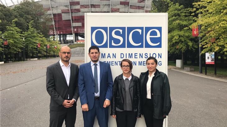 FUEN member Turkic organizations are at the OSCE