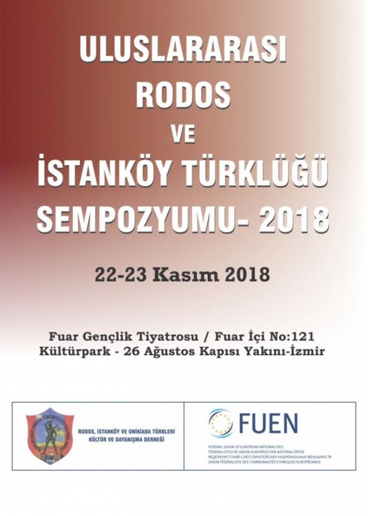 ULUSLARARASI RODOS VE İSTANKÖY TÜRKLÜĞÜ SEMPOZYUMU- 2018