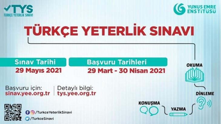 Yunus Emre Enstitüsünün "Türkçe Yeterlik Sınavı" başvuruları 29 Mart'ta başlayacak