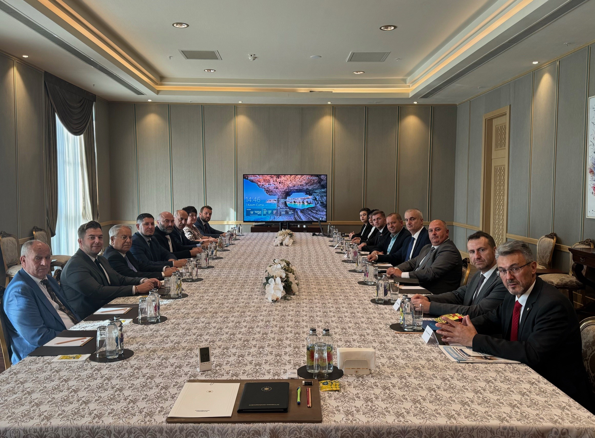 FUEN TAG Spokesman Halit Habip Oğlu paid a working visit to Ankara