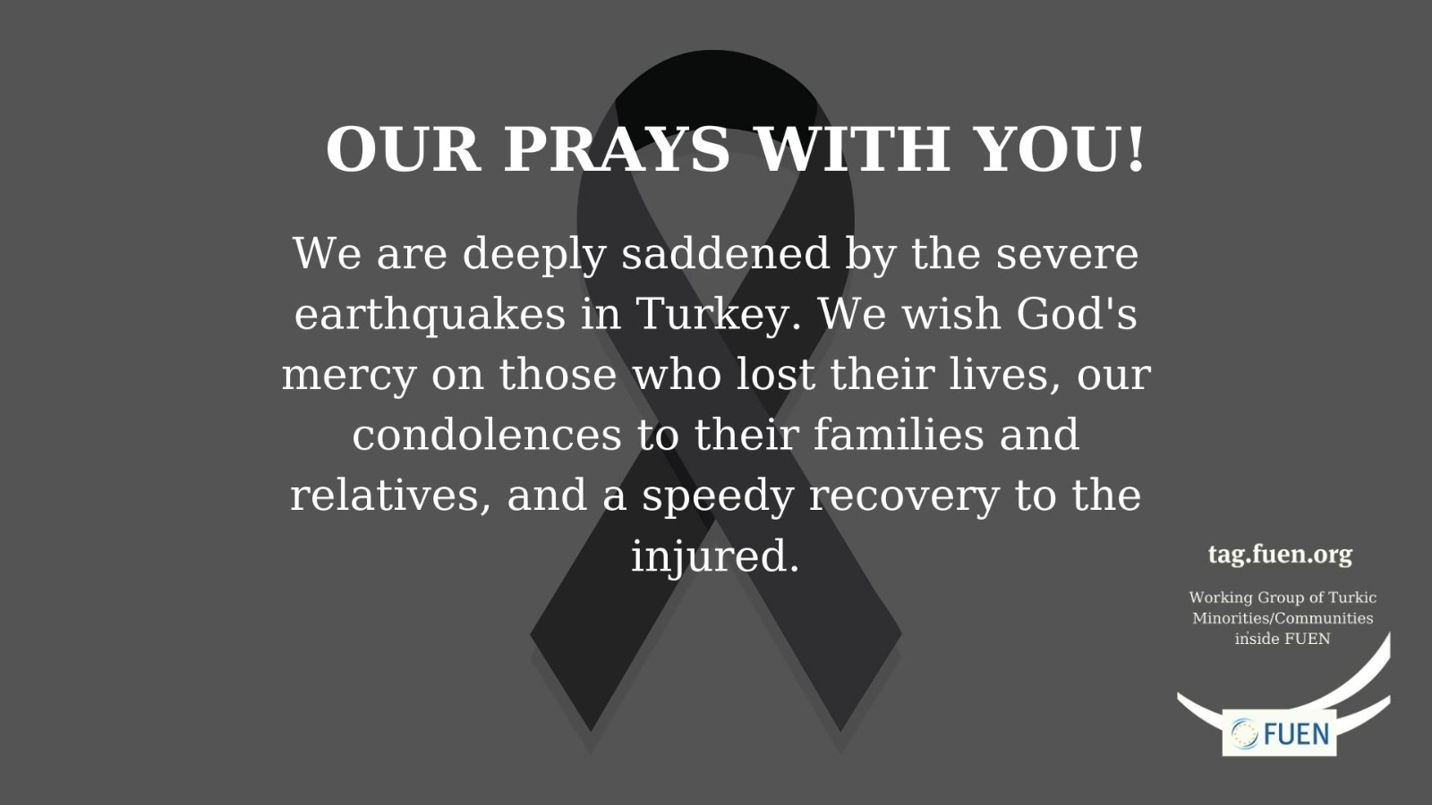 Recover Soon Türkiye!