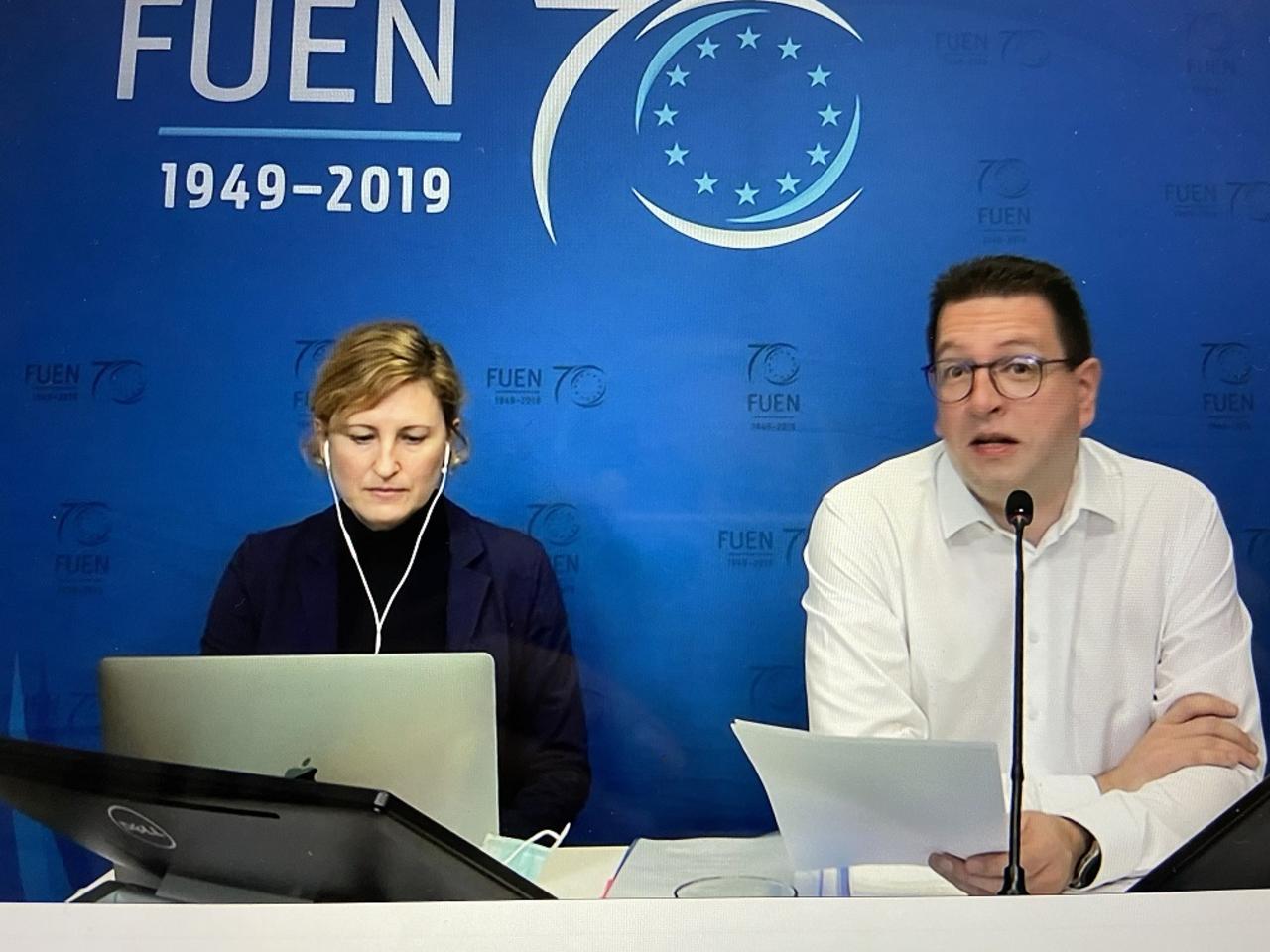 FUEN Assembly of Delegates 2020 was organised online