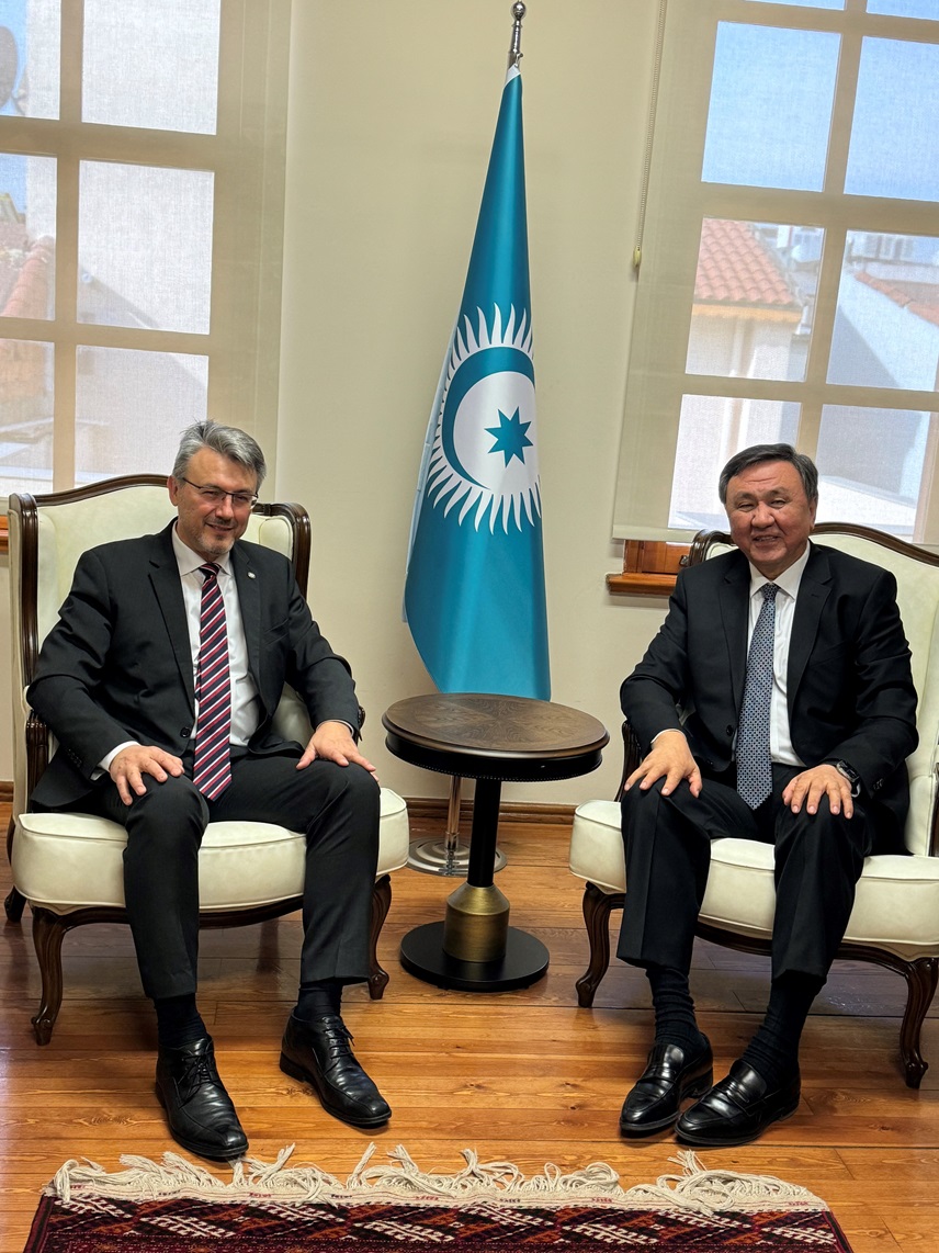 FUEN TAG Spokesman Habip Oğlu met with Secretary General of the Organization of Turkic States Omuraliev