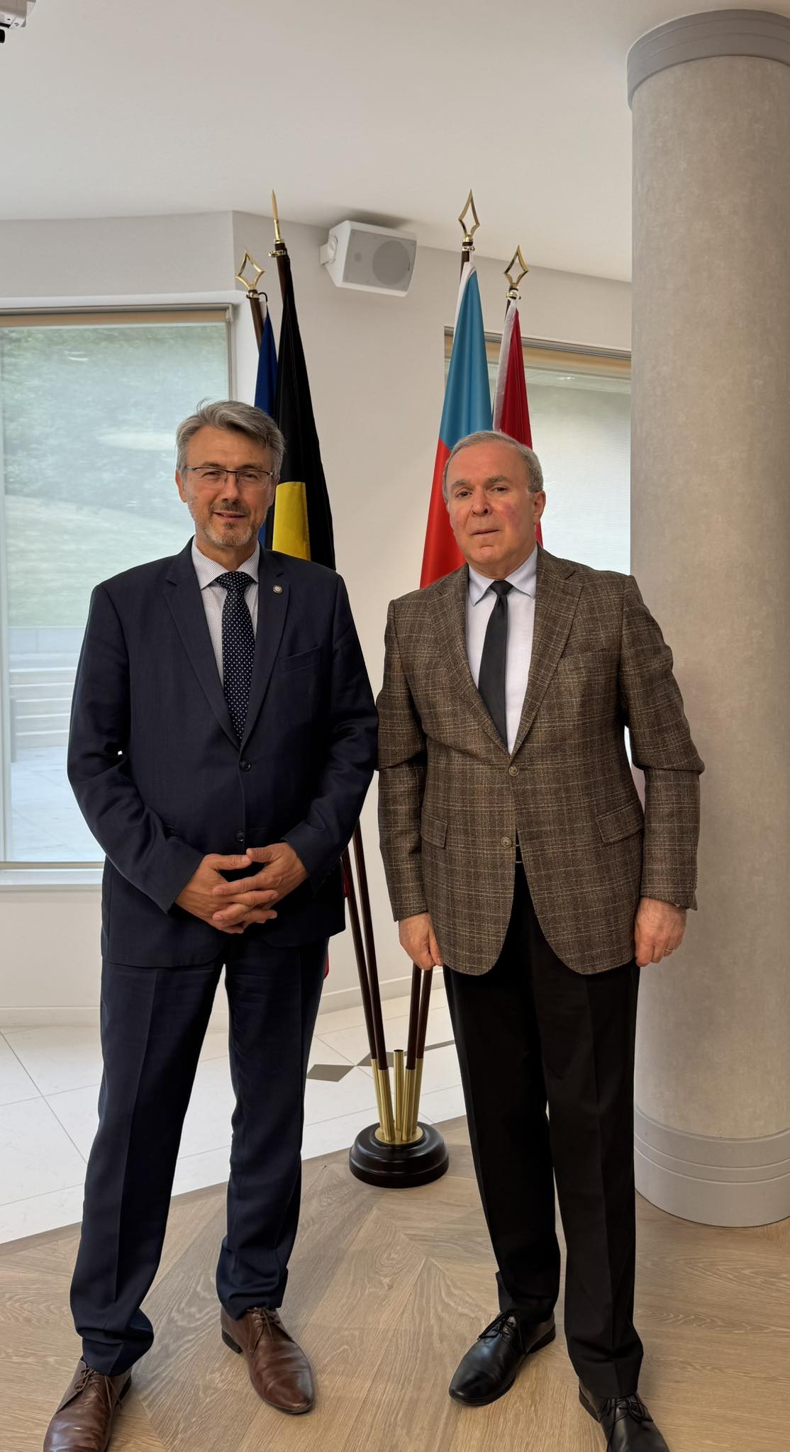 FUEN TAG Spokesperson Habip Oğlu met with Ambassador Vaqif Sadıqov, Head of Mission of Azerbaijan to the European Union